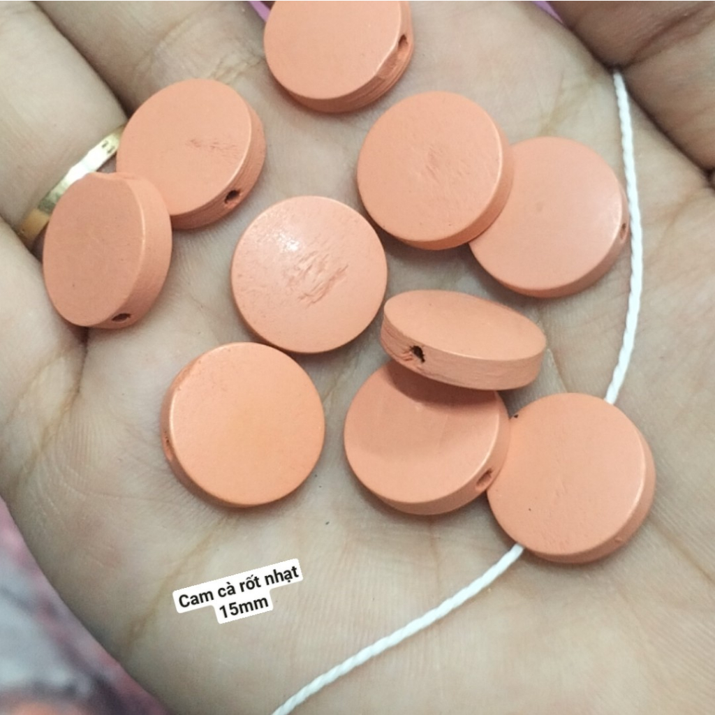 10 cái nút gỗ 15mm 25mm 30mm