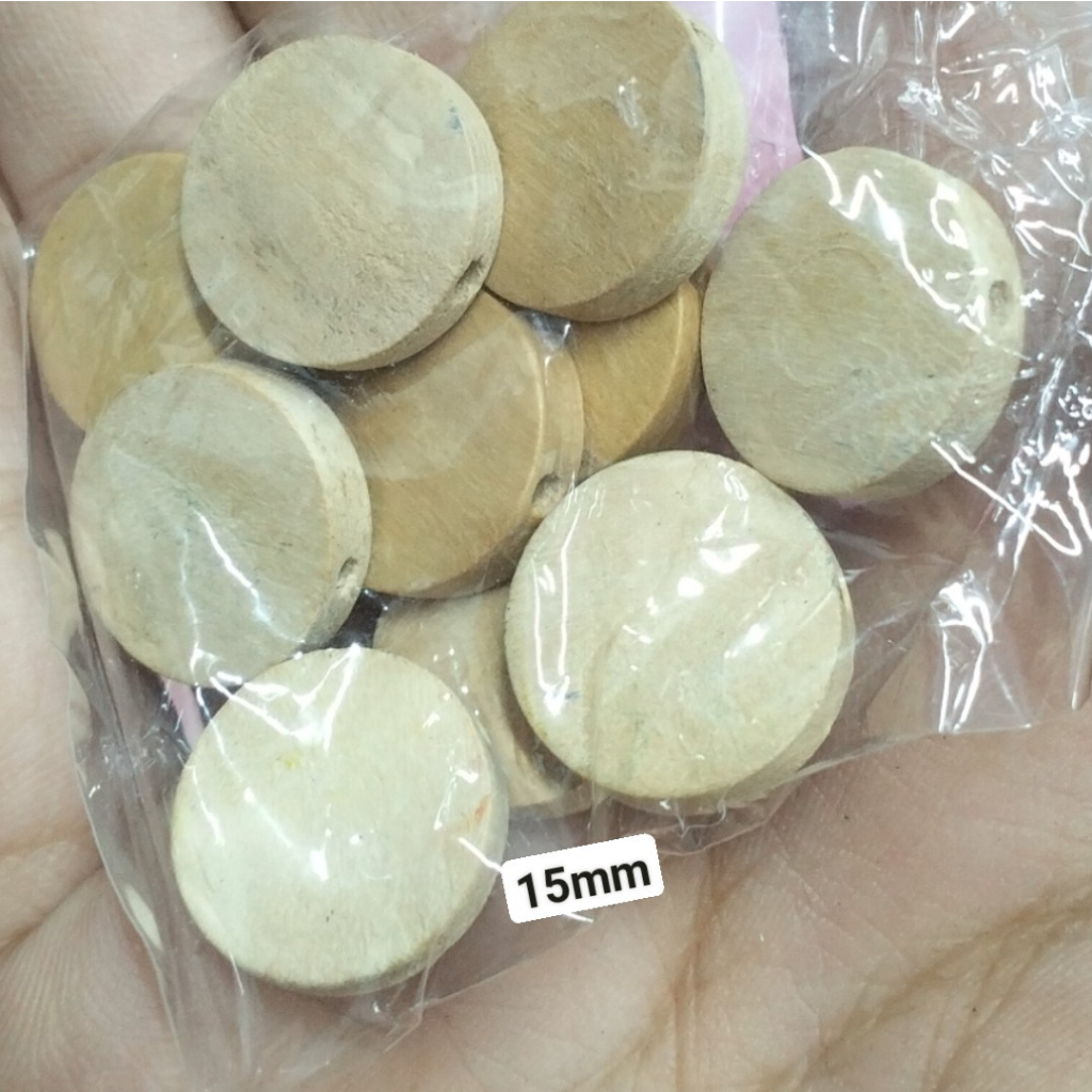 10 cái nút gỗ 15mm 25mm 30mm