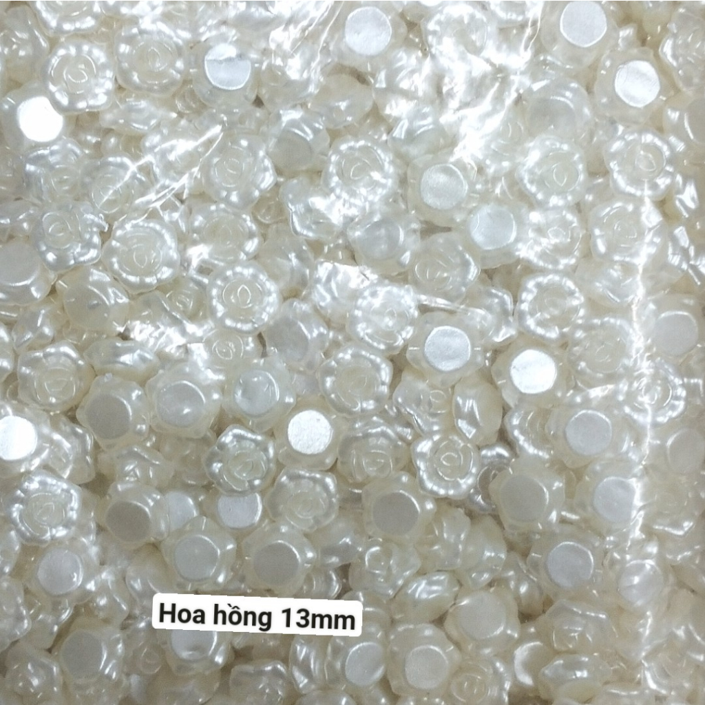 10gam-50gam hạt nhựa ngọc trai kem