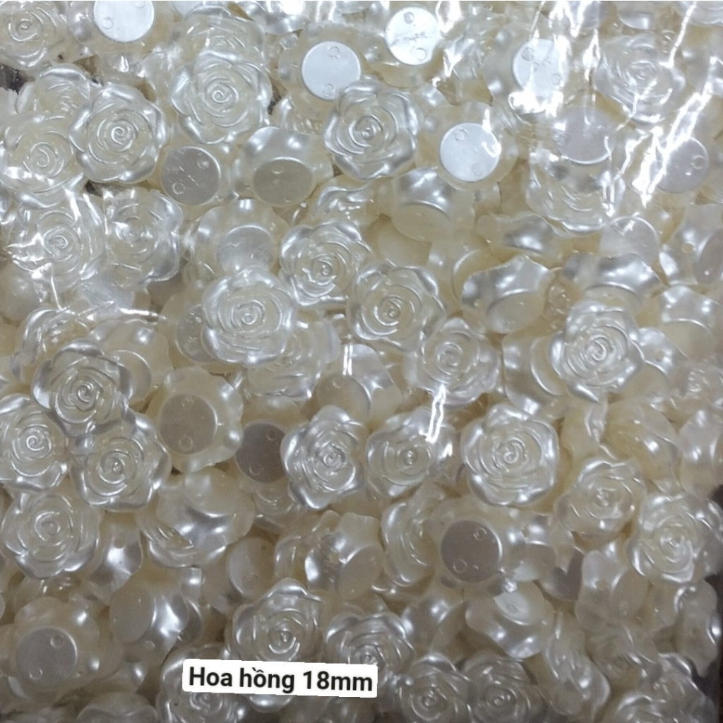 10gam-50gam hạt nhựa ngọc trai kem