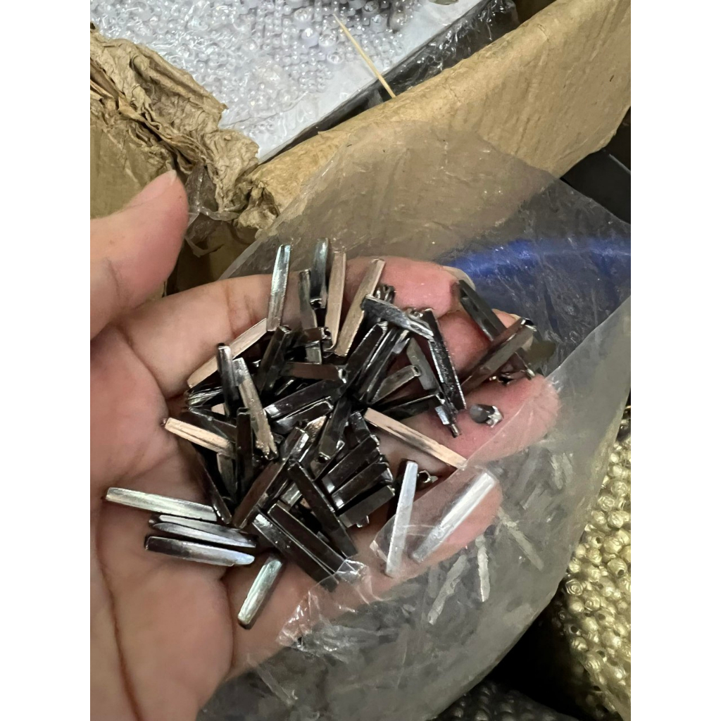 10- 50g hạt nhựa xi bạc các kiểu