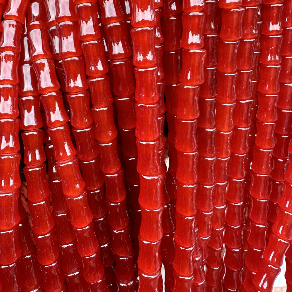 10 viên đá đốt tre nhân tạo 6x12mm, 8x14mm