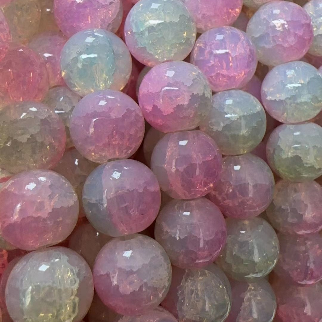 (da02) 50GAM đá tuyết  ĐA SẮC MÀU ĐỤC SIZE 10mm