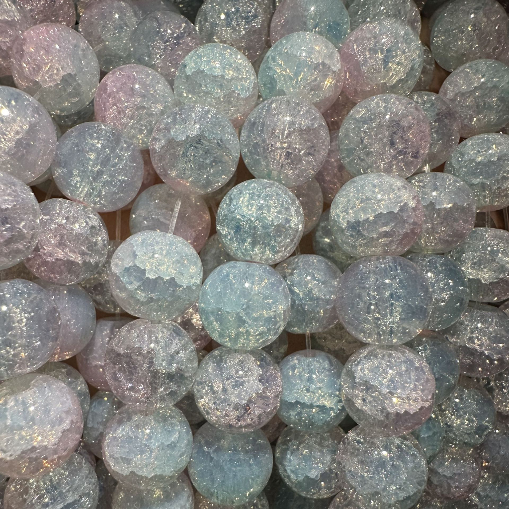 (da02) 50GAM đá tuyết  ĐA SẮC MÀU ĐỤC SIZE 10mm