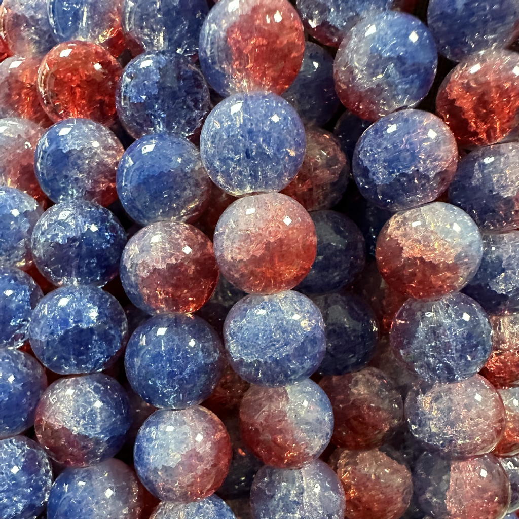 (da02) 50GAM đá tuyết  ĐA SẮC MÀU ĐỤC SIZE 10mm