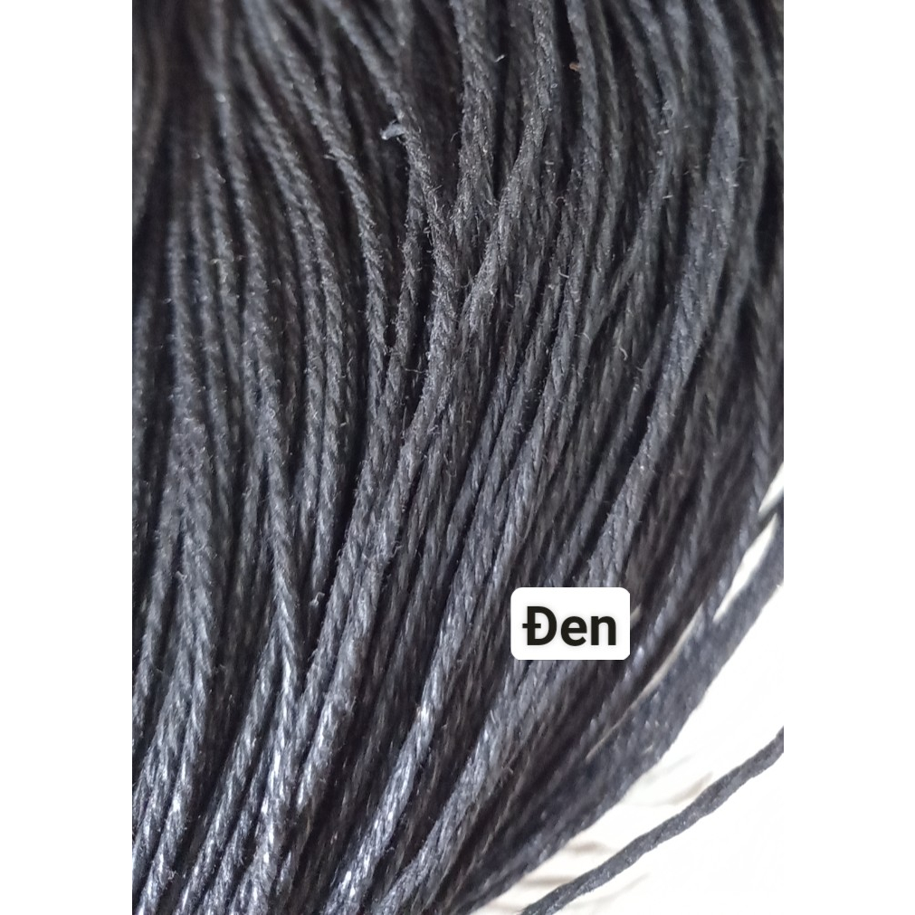 5-10met size 1.5mm dây bông se 3 sợi làm vòng tay, trang trí thủ công handmade, nguyên liệu dây thủ công mỹ nghệ