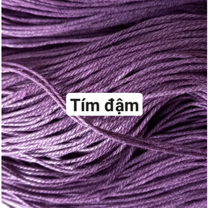 5-10met size 1.5mm dây bông se 3 sợi làm vòng tay, trang trí thủ công handmade, nguyên liệu dây thủ công mỹ nghệ