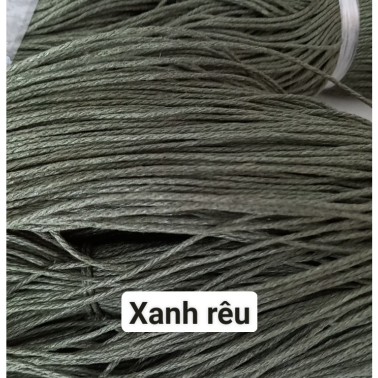 5-10met size 1.5mm dây bông se 3 sợi làm vòng tay, trang trí thủ công handmade, nguyên liệu dây thủ công mỹ nghệ