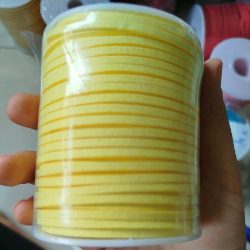 1 cuộn dây da lộn 2mm , dây da nhung, dây nhung làm vòng, dây đan vòng tay, vòng cổ