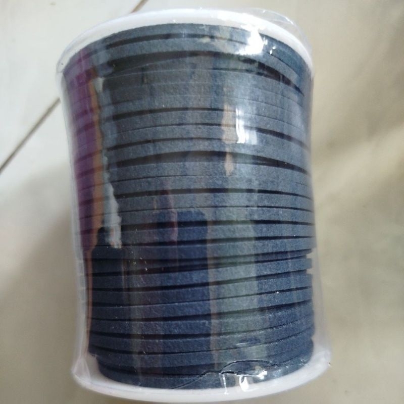 1 cuộn dây da lộn 2mm , dây da nhung, dây nhung làm vòng, dây đan vòng tay, vòng cổ