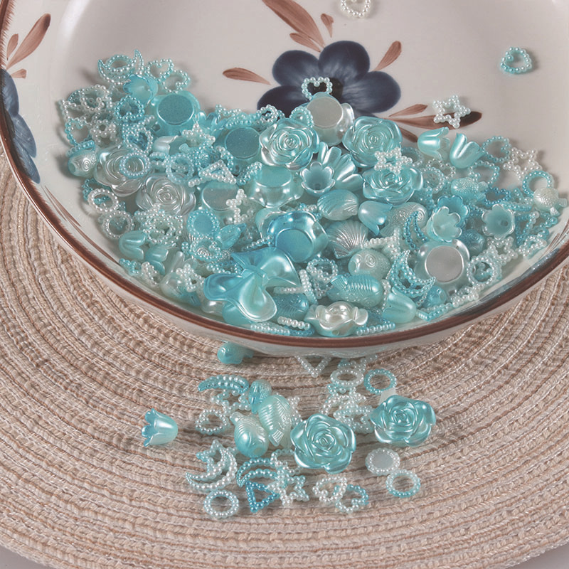 100gam charm mix đủ kiểu màu ngọc trai, hạt charm mix đủ kiểu