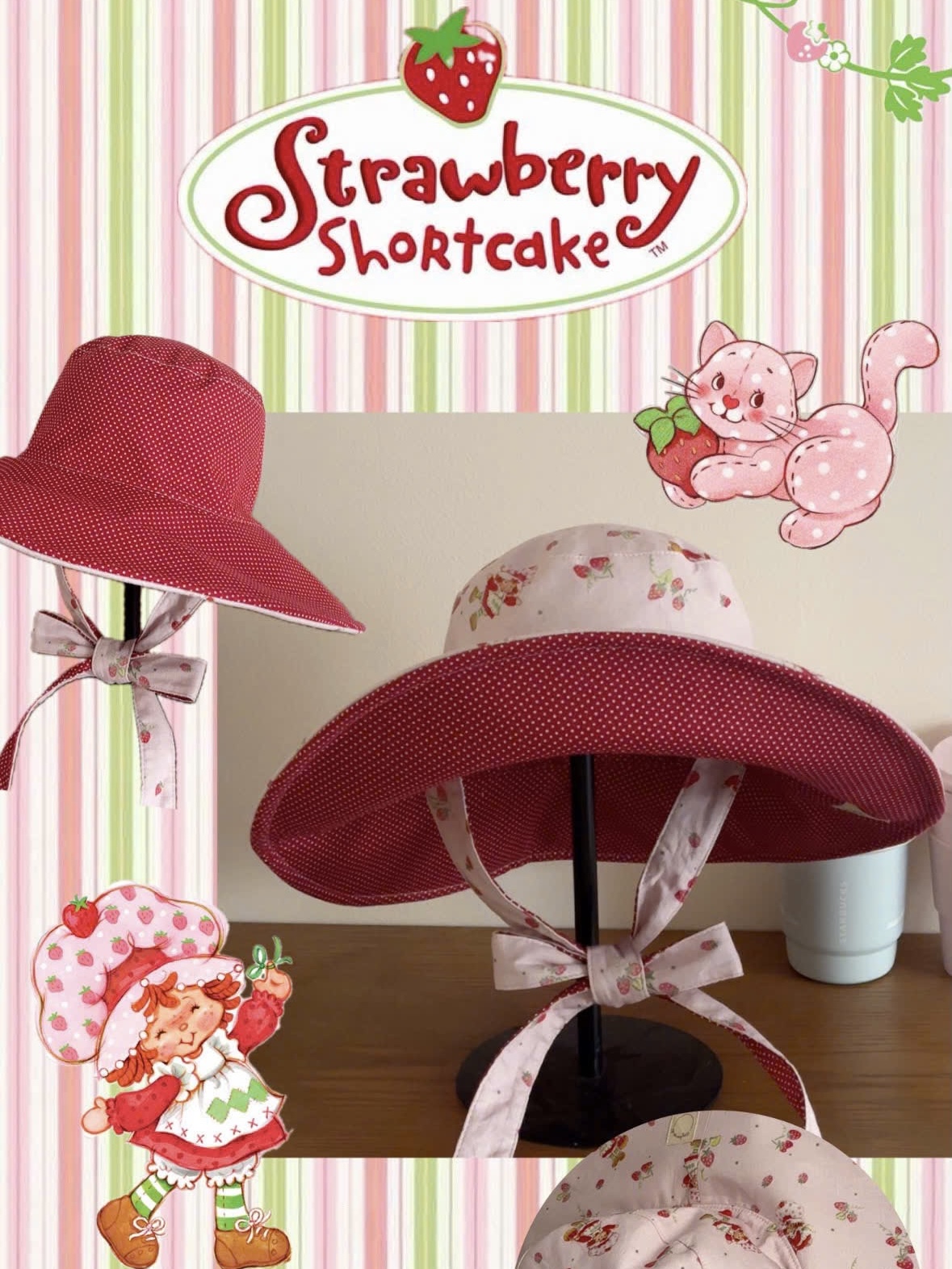Nón Strawberry shortcake