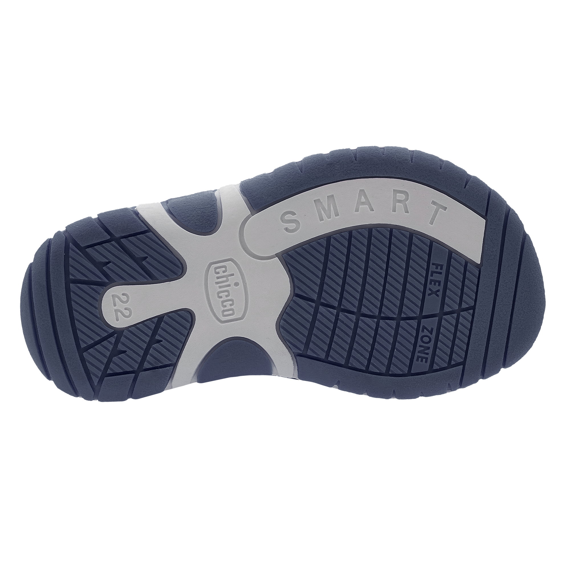 Sandal tập đi trẻ em Chicco Felce trắng