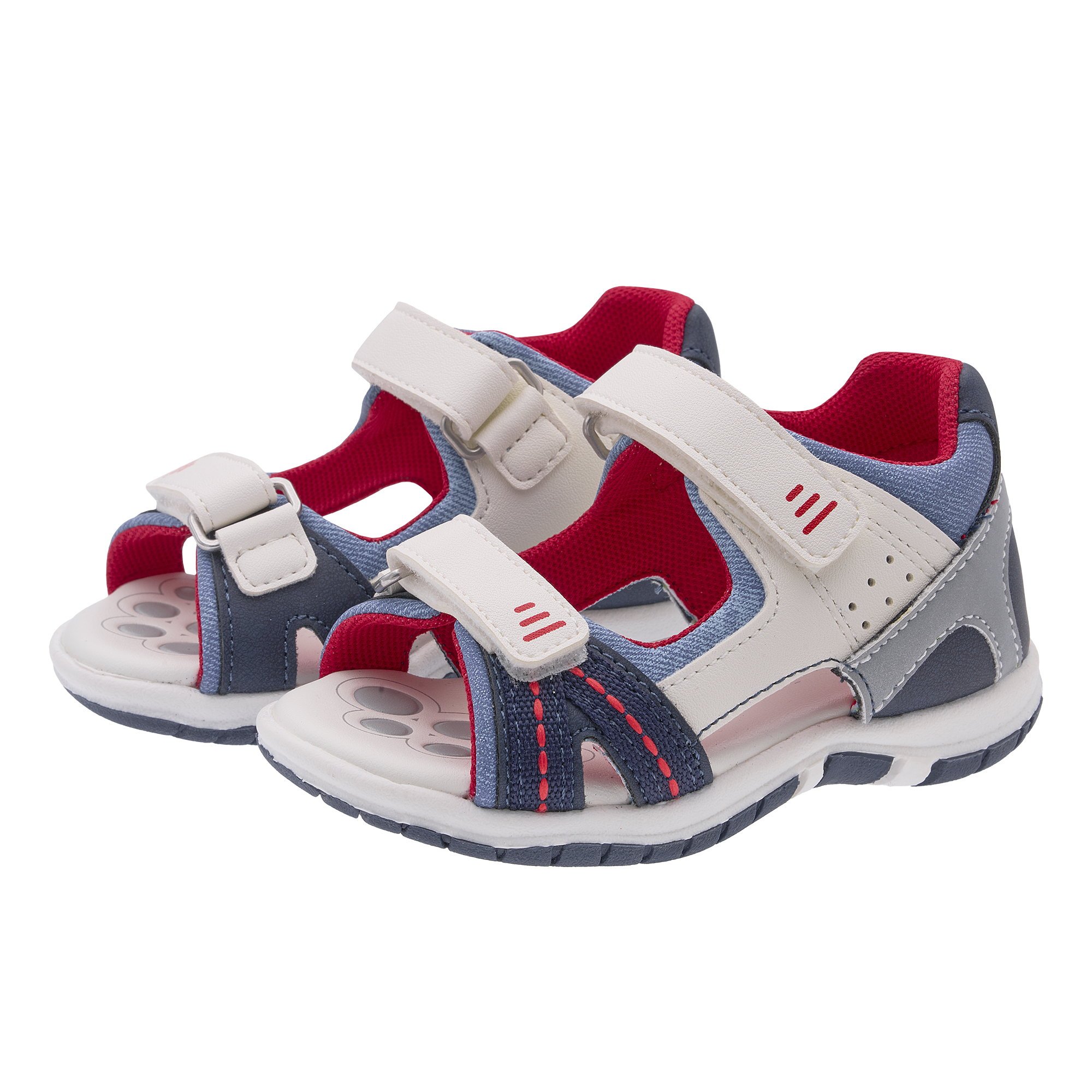 Sandal tập đi trẻ em Chicco Felce trắng