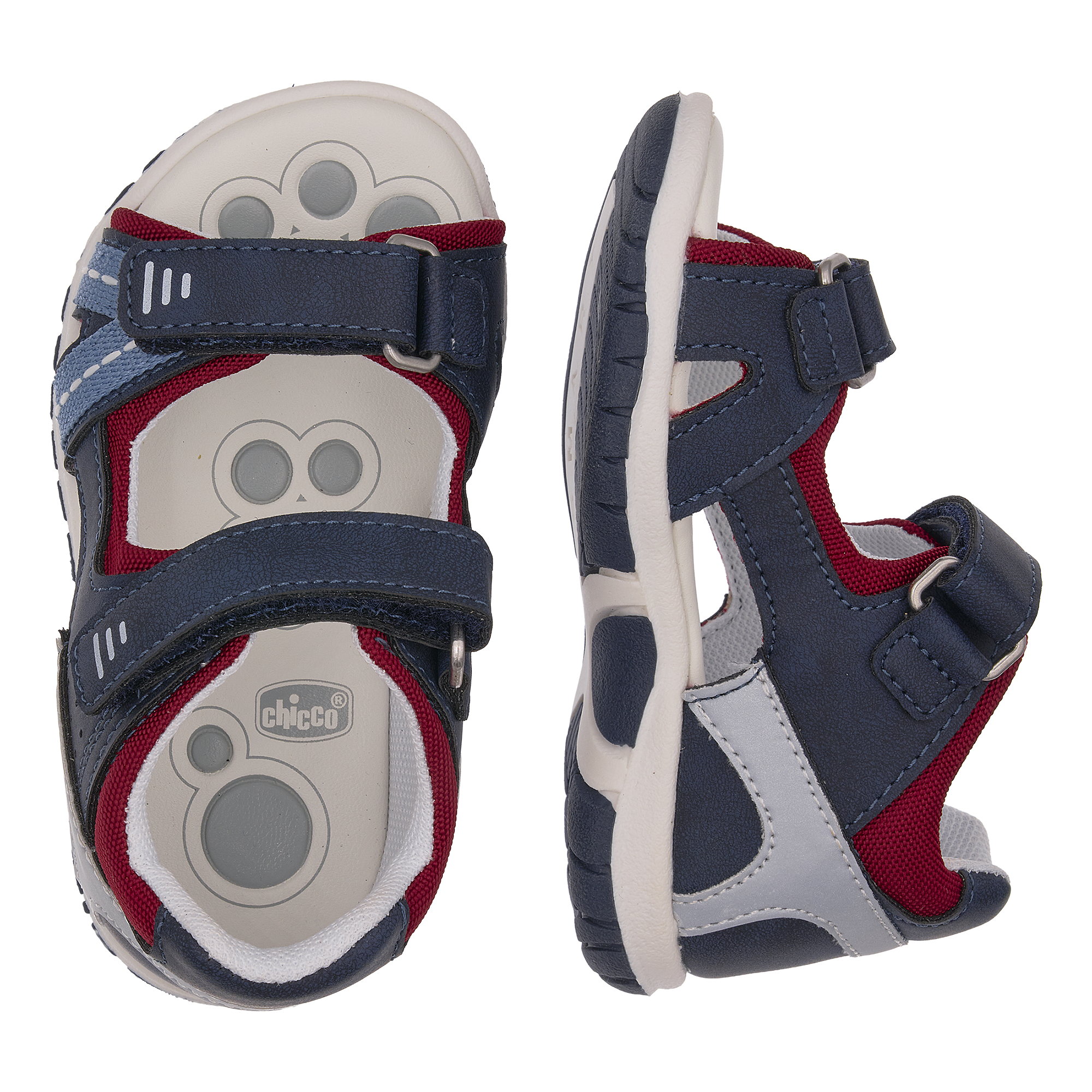 Sandal tập đi trẻ em Chicco Felce xanh navy