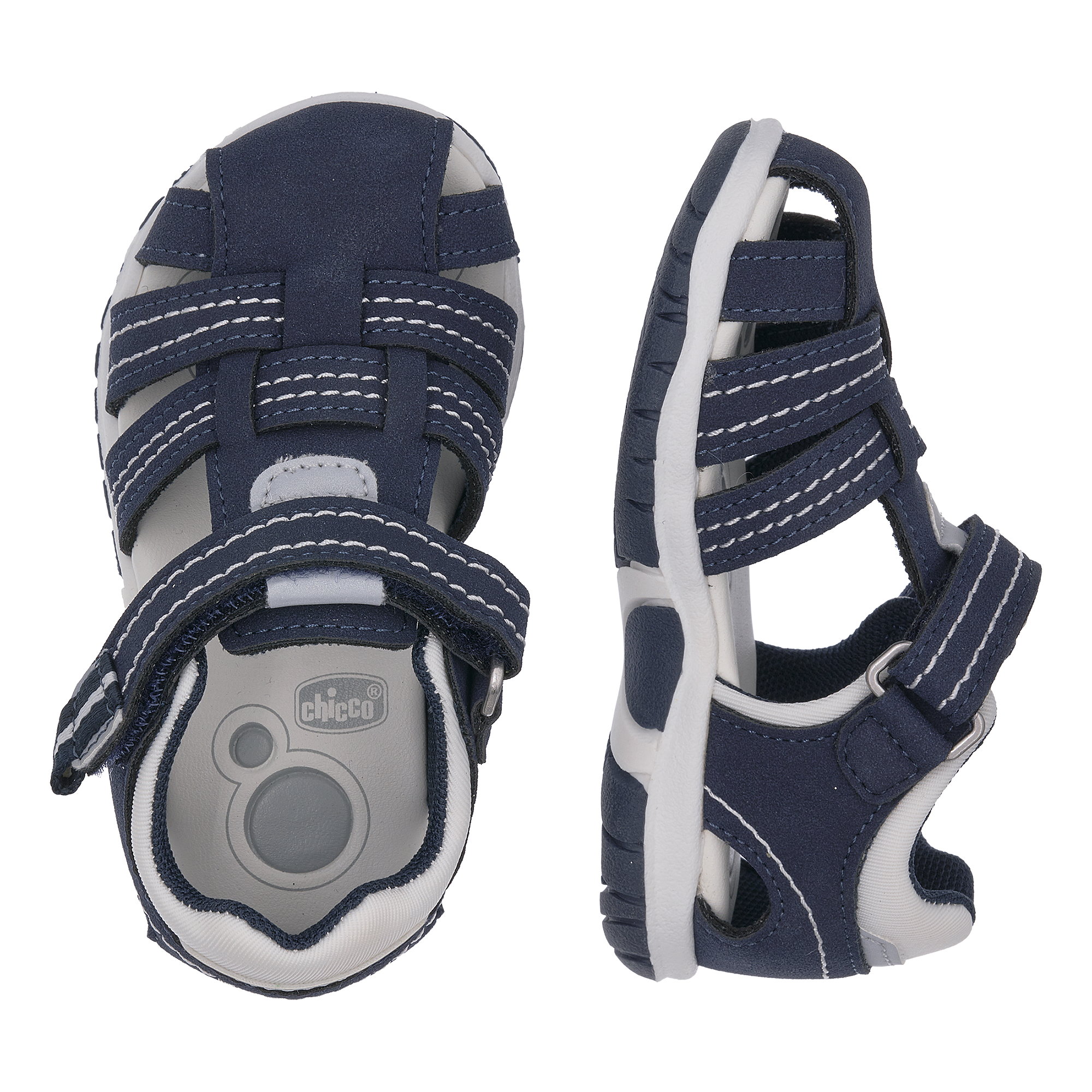 Sandal tập đi trẻ em Chicco Fantastic màu xanh navy