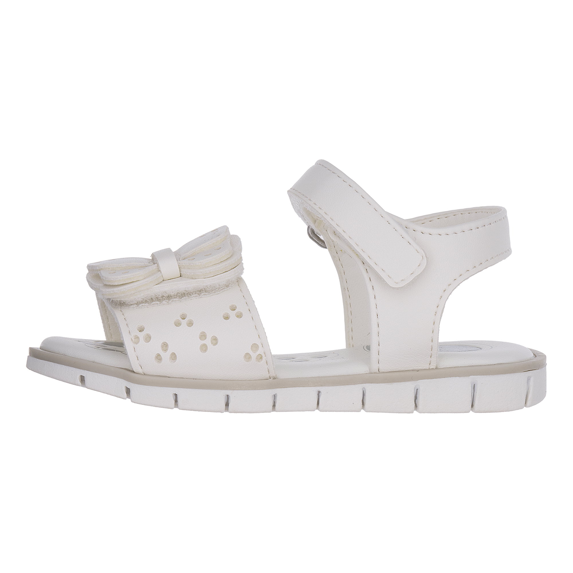 Sandal tập đi trẻ em Chicco Cristal bướm trắng