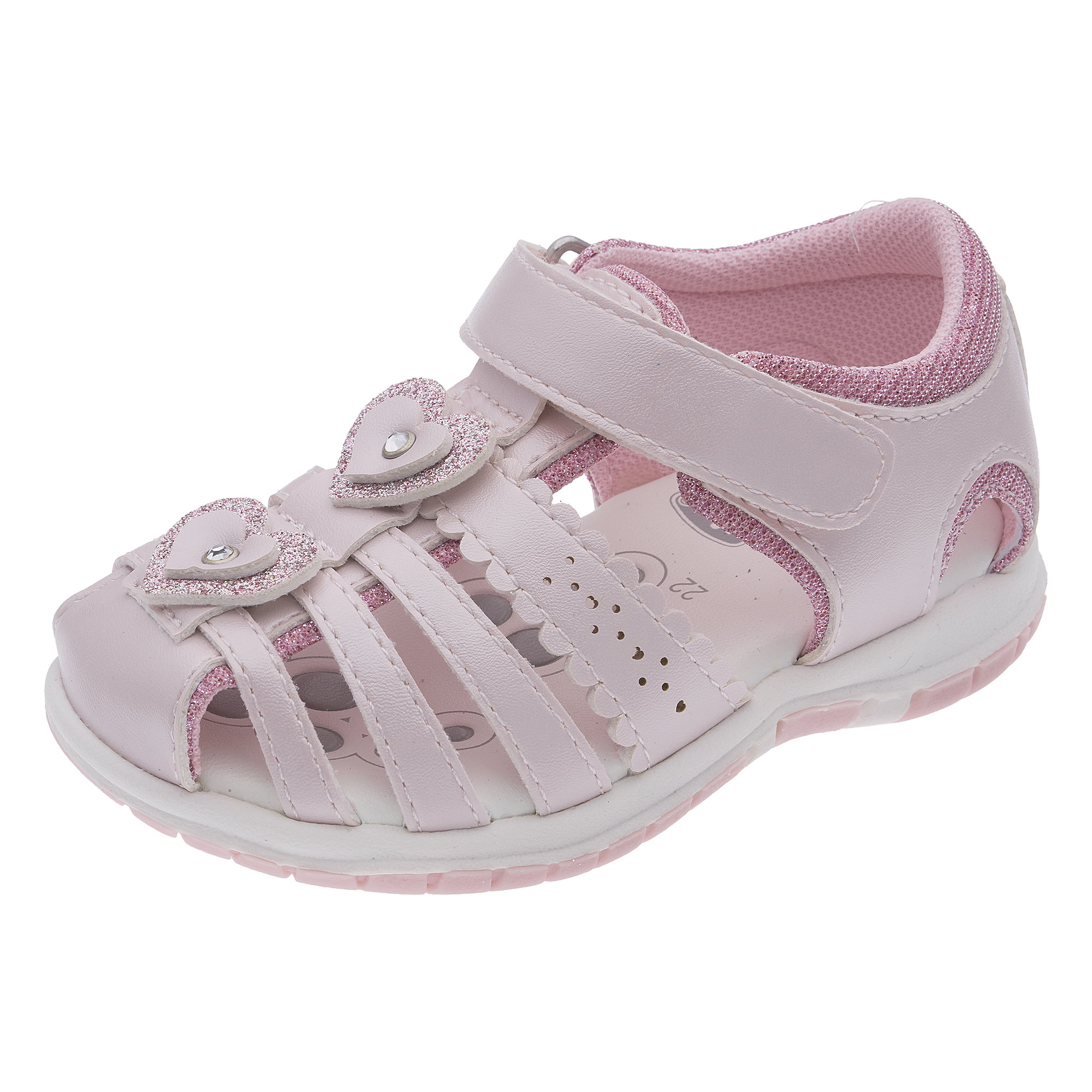 Sandal tập đi trẻ em Chicco Fiorda màu hồng