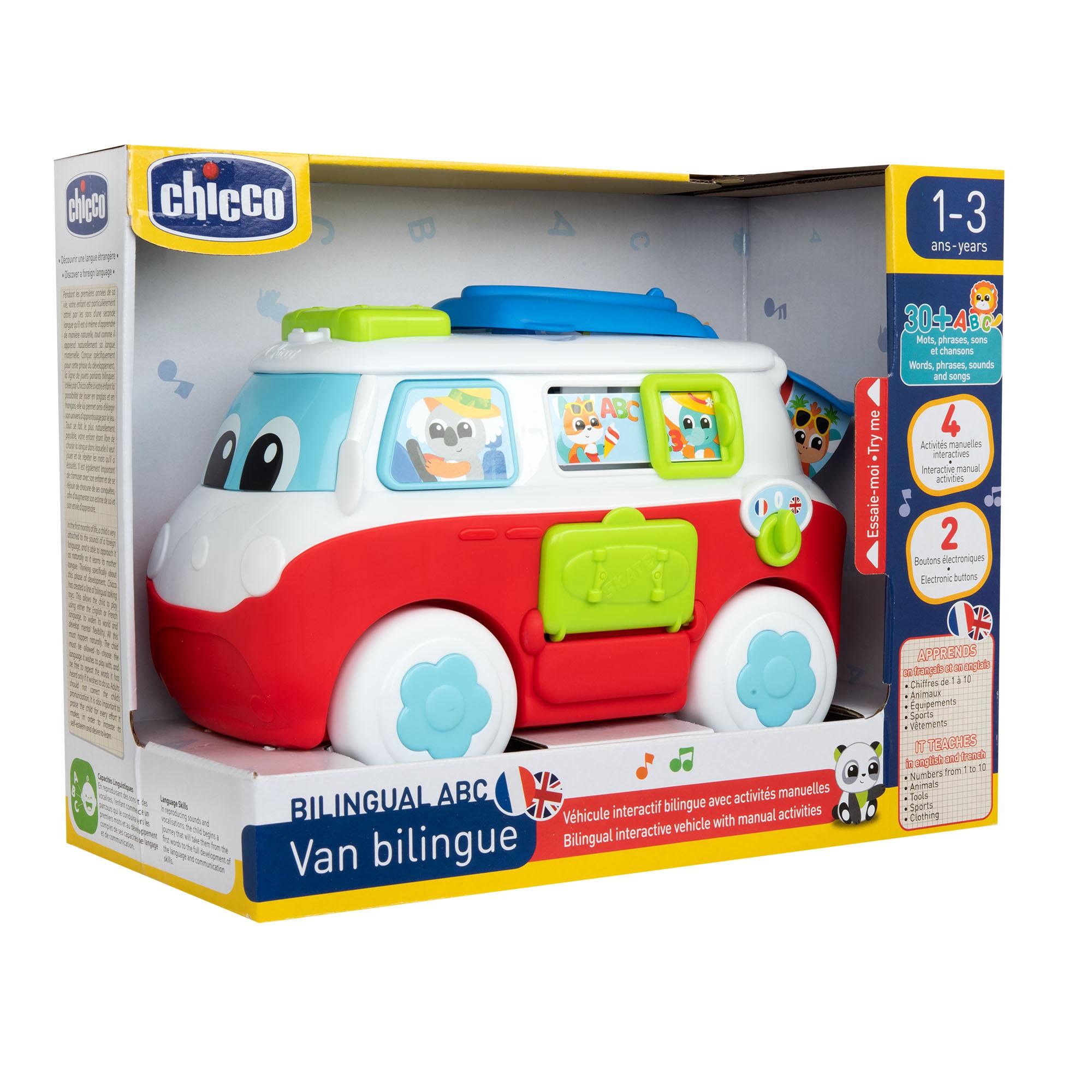 Xe Van song ngữ Anh - Ý Chicco