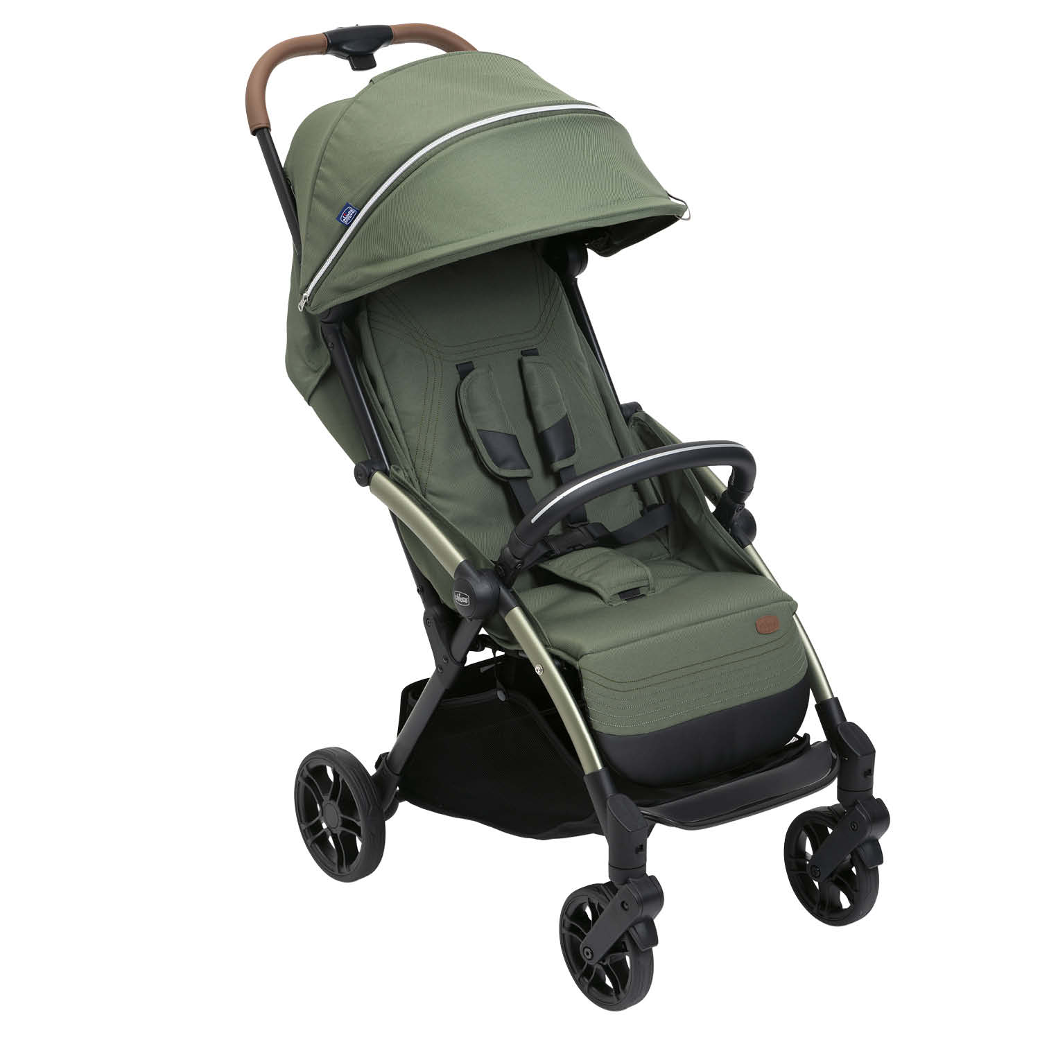 Xe đẩy gấp gọn tự động Chicco Goody Xplus - Màu xanh ánh rêu