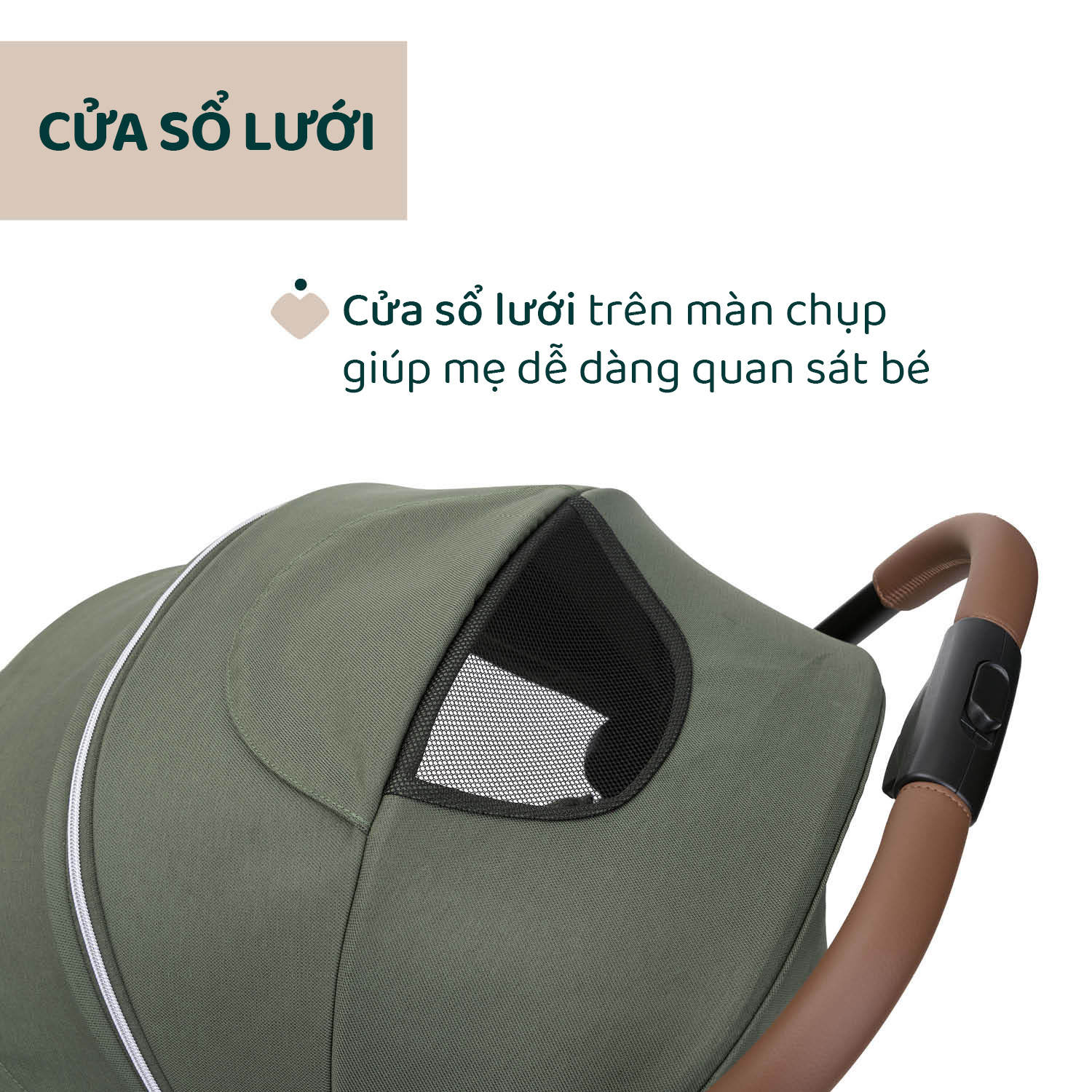 Xe đẩy gấp gọn tự động Chicco Goody Xplus - Màu xanh ánh rêu