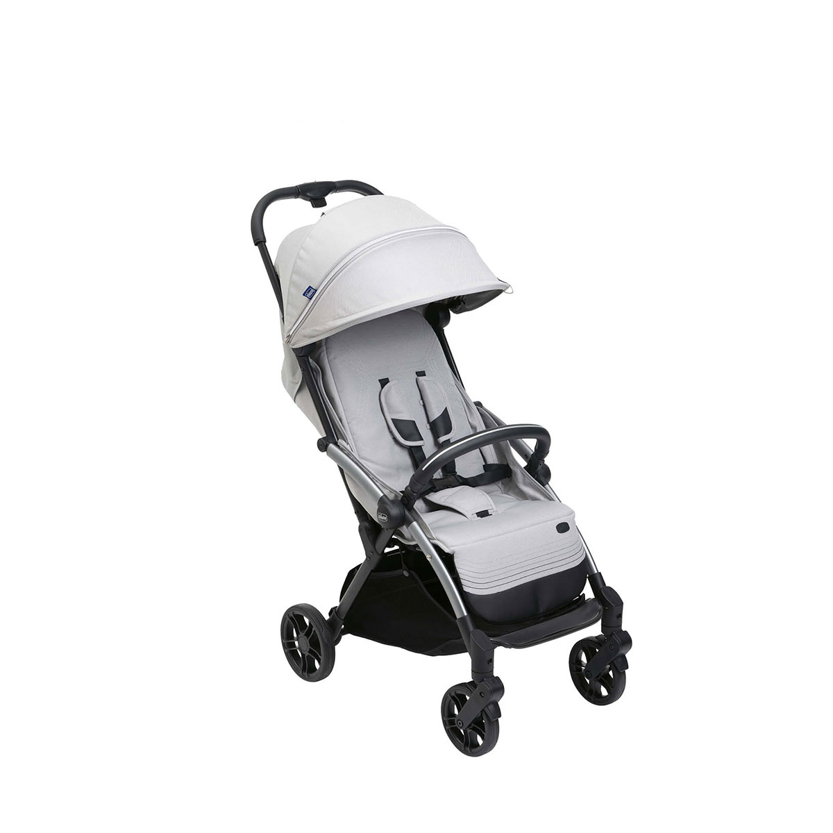 Xe đẩy gấp gọn tự động Chicco Goody Xplus - Màu Xám ngọc trai