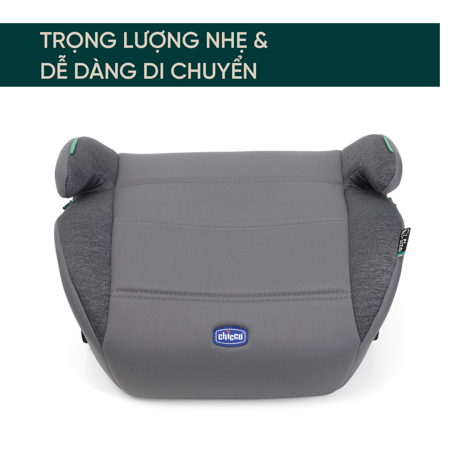 Ghế ô tô Chicco Quasar Fix ISOFIX - Màu ghi