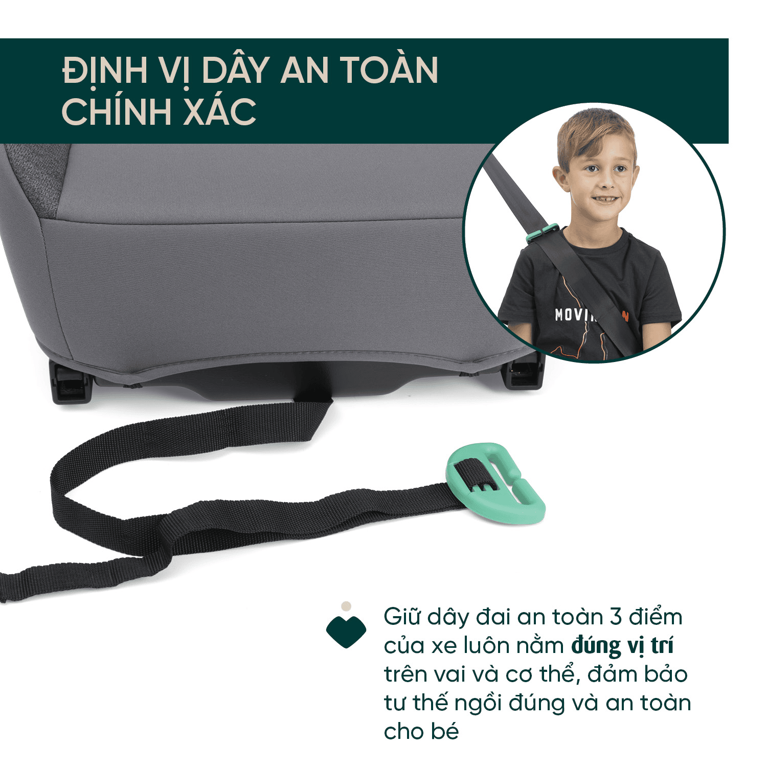 Ghế ô tô Chicco Quasar Fix ISOFIX - Màu ghi