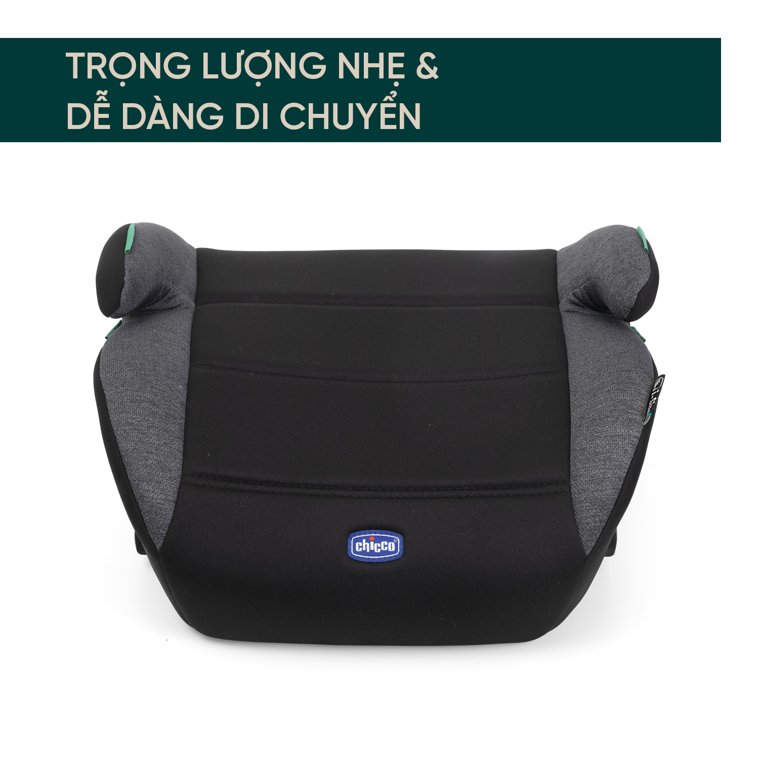 Ghế ô tô Chicco Quasar Fix ISOFIX - Màu đen