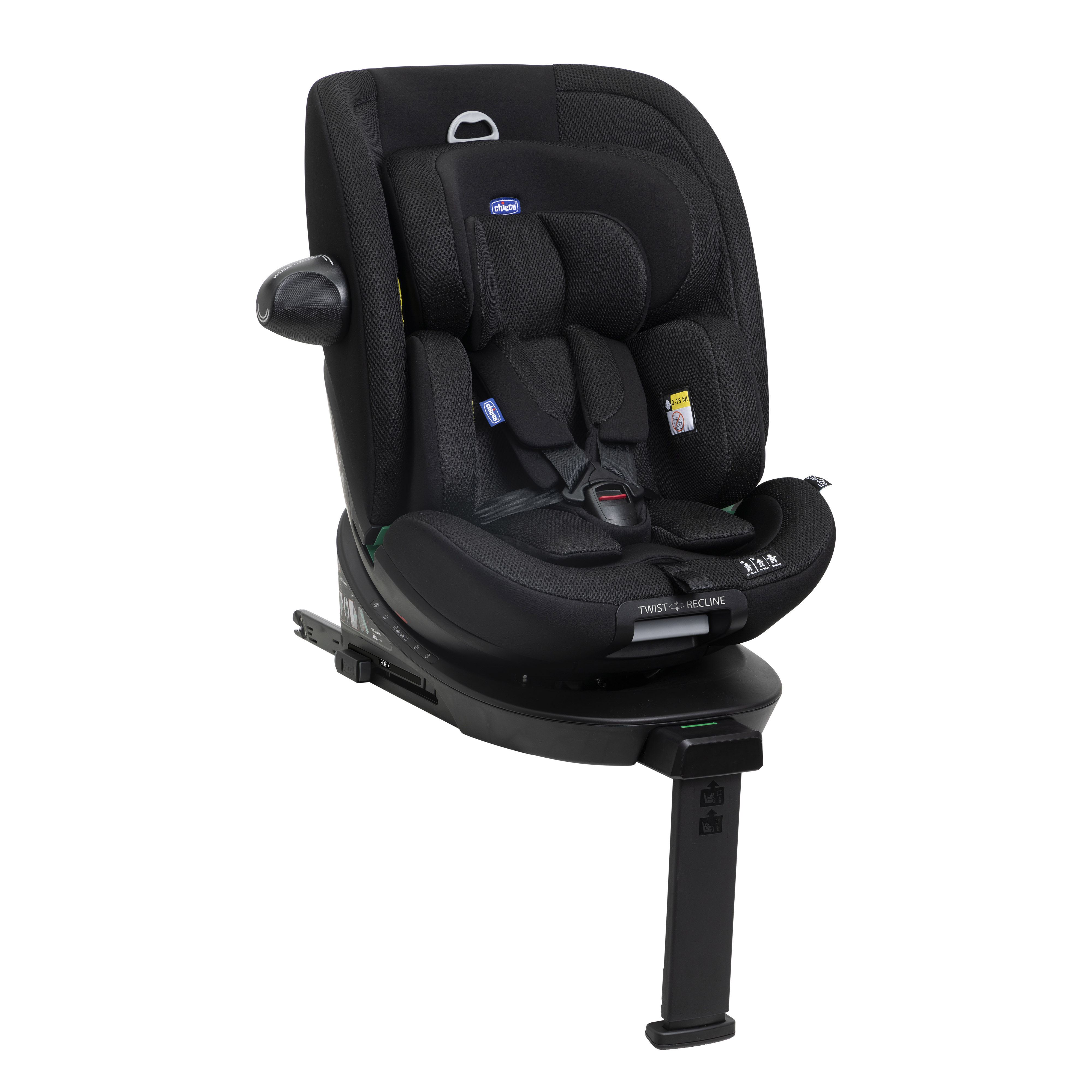 Ghế ô tô Chicco EverOne xoay 360˚ ISOFIX - Màu đen