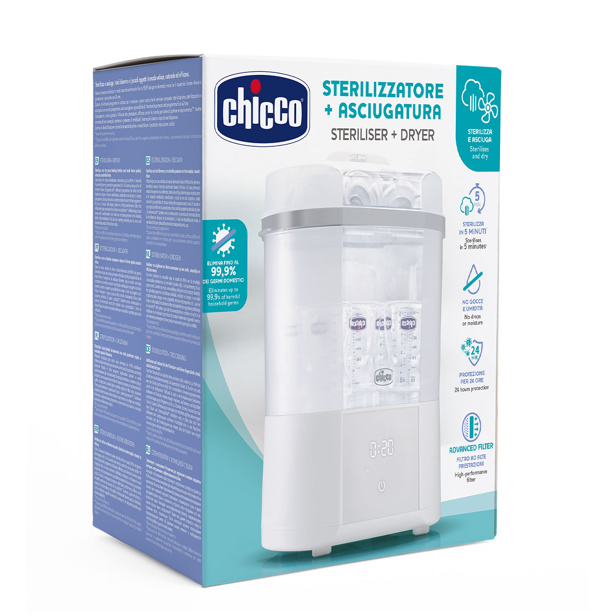 Máy tiệt trùng và sấy khô đa chức năng Chicco