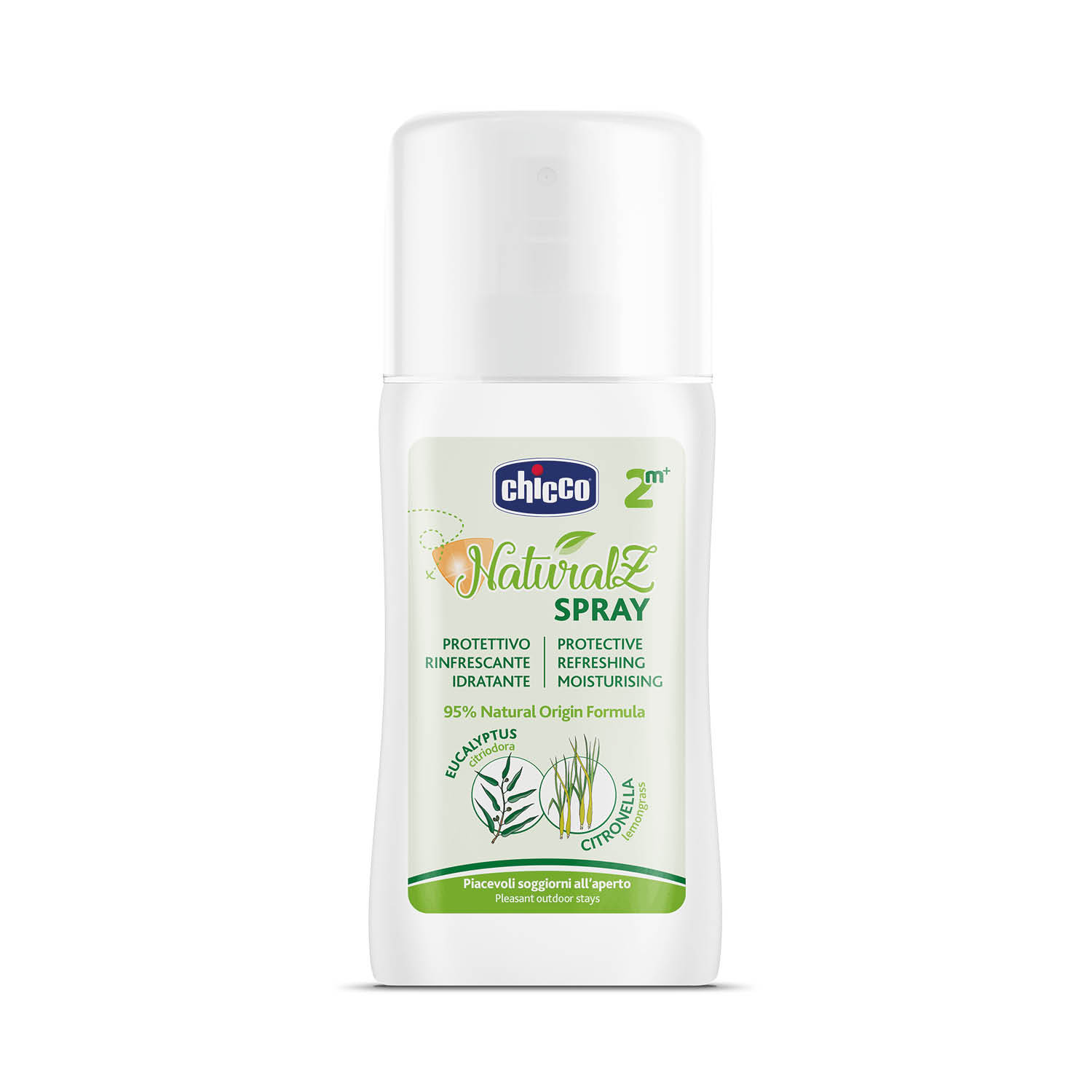 Xịt bảo vệ da chiết xuất tinh dầu tự nhiên (Thay xịt xua muỗi) Chicco NaturalZ 100ml