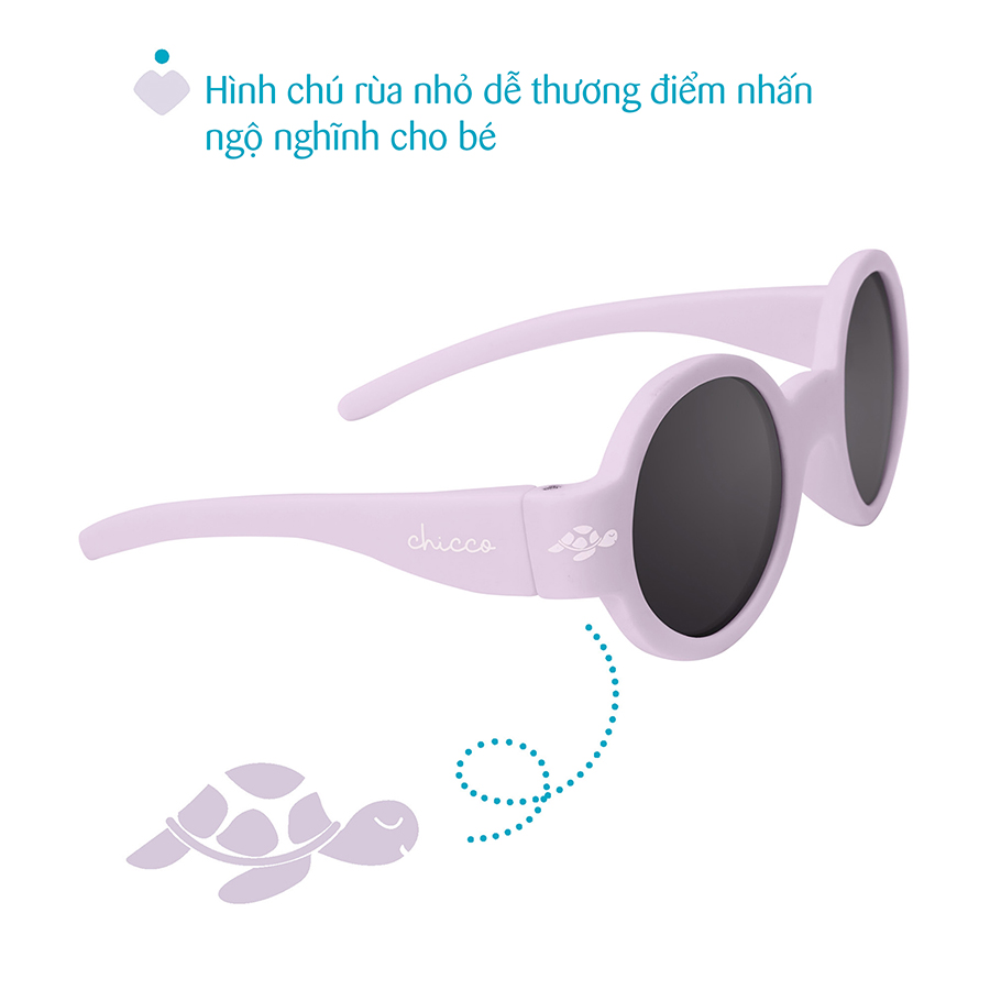 Kính mát chống tia UV Chicco màu tím 0M+