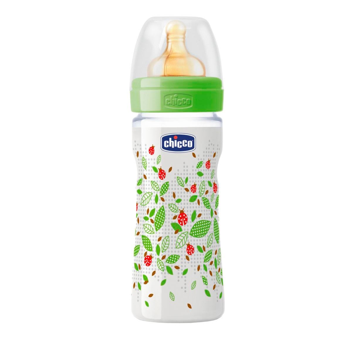 Bình sữa Wellbeing núm cao su dòng chảy thường Cánh cam 250ml