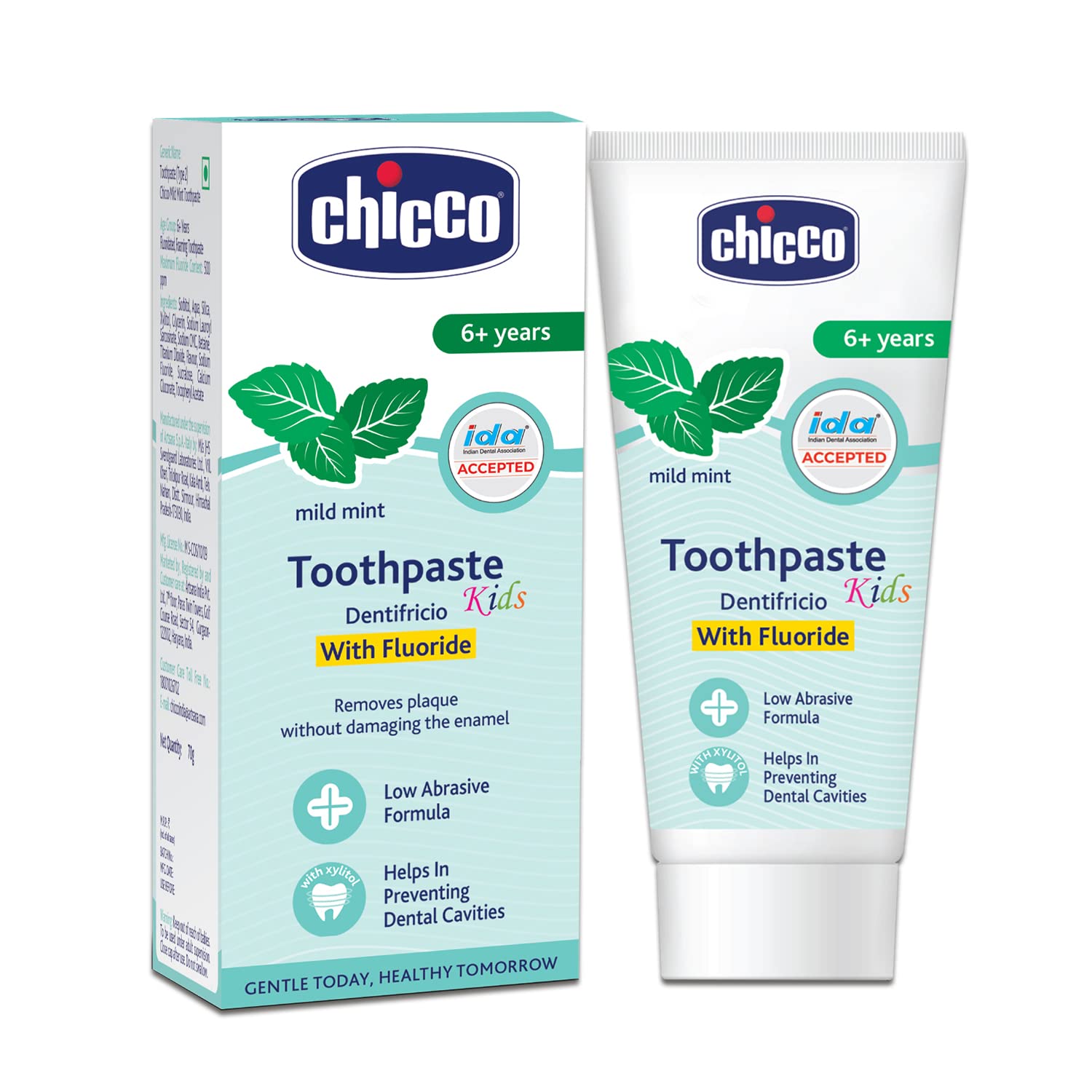 Kem đánh răng trẻ em hương Bạc hà Chicco 6Y+