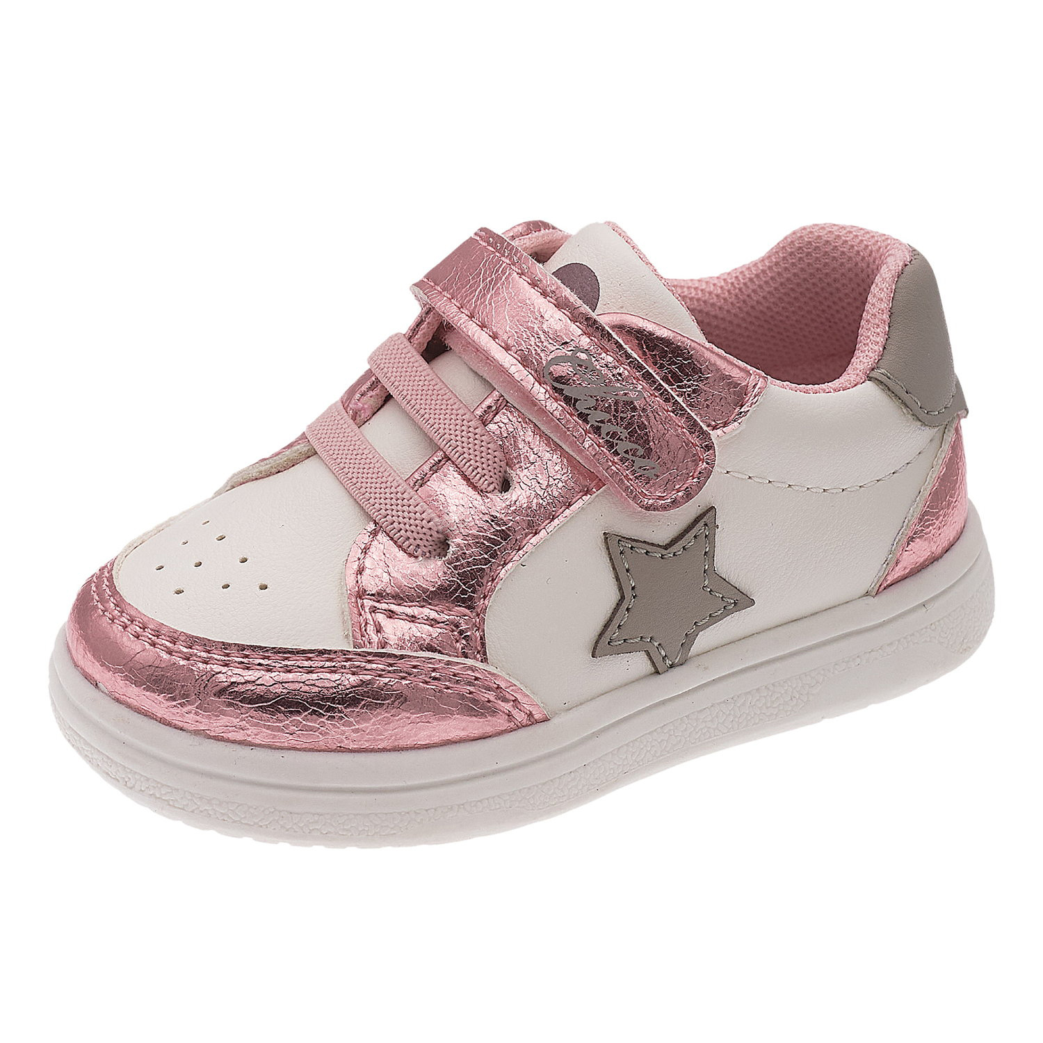 Giày tập đi trẻ em Chicco Gozzy màu hồng lấp lánh