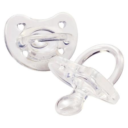 Ty ngậm Silicone Chicco Physio Soft trắng 6M+