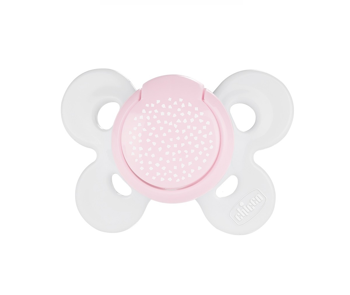 Ty ngậm silicone Chicco Physio Comfort màu hồng 2-6M