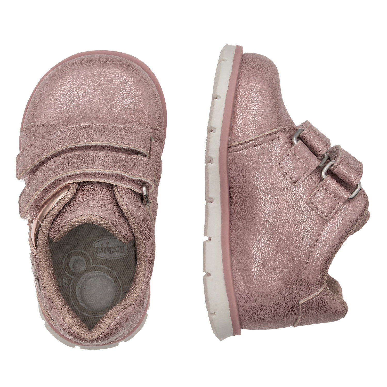 Giày boots tập đi trẻ em Chicco Fenix màu hồng