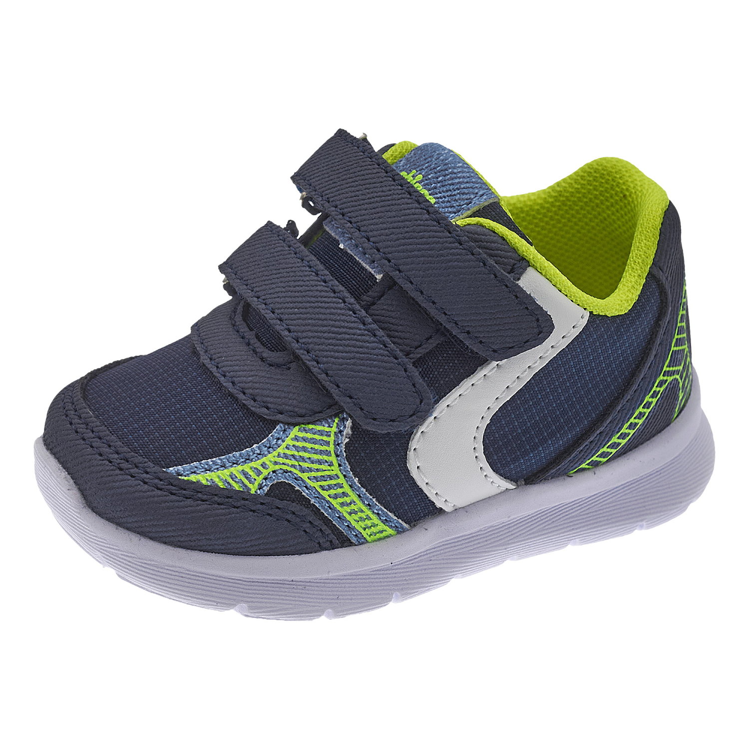 Giày tập đi trẻ em Chicco Gnomo màu xanh viền neon