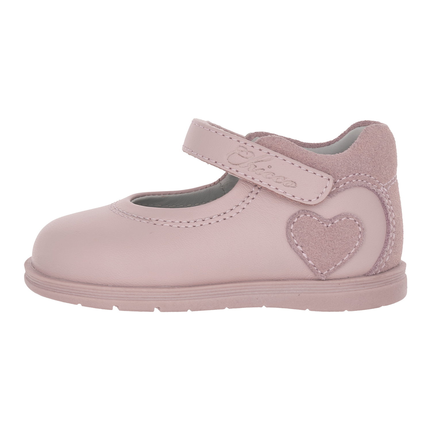 Giày tập đi trẻ em Chicco Ballerina màu hồng - 100% da