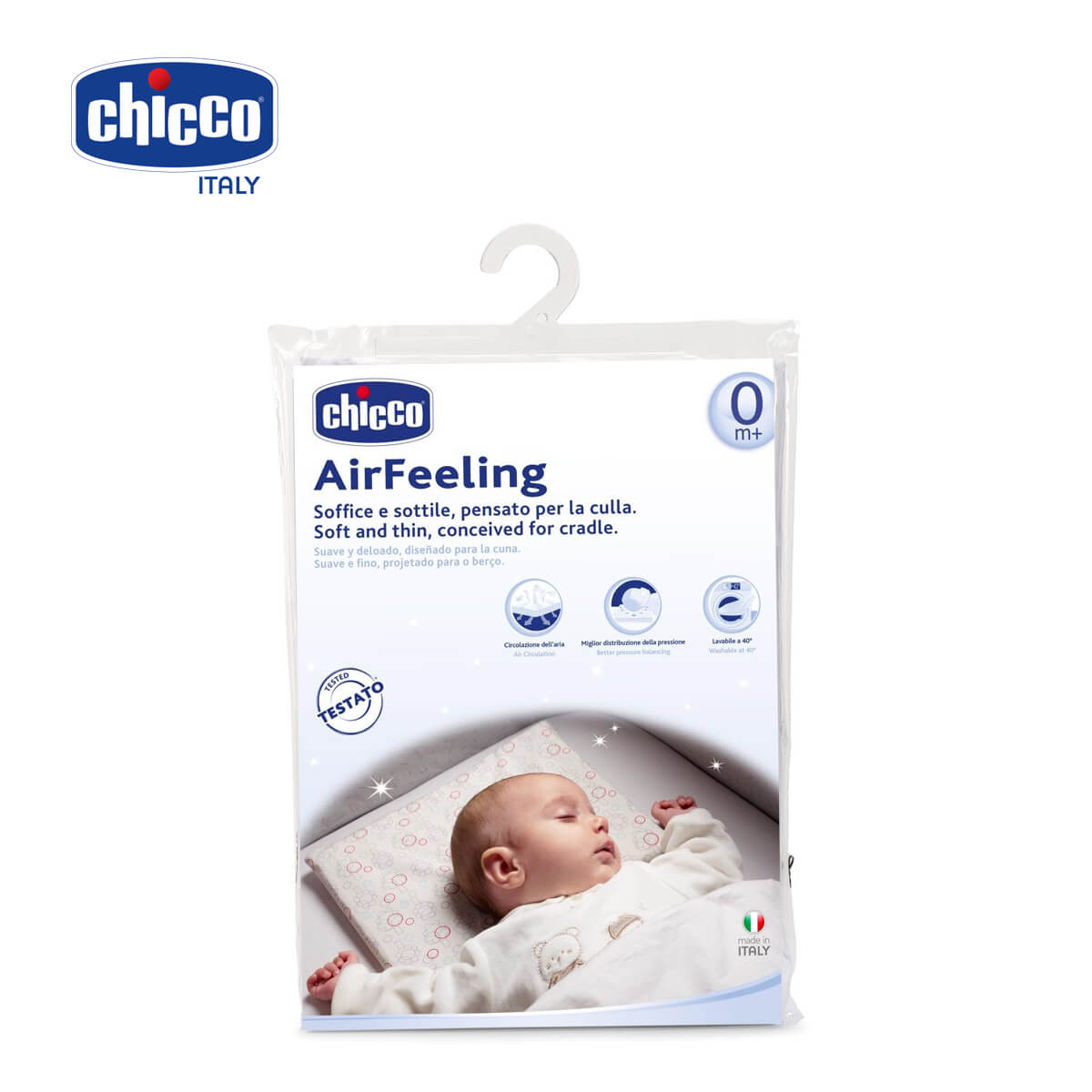 Gối chống bẹt đầu thoáng khí Airfeeling Chicco