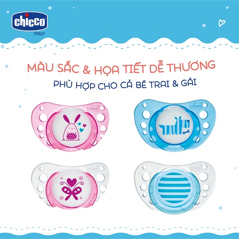 Bộ 2 ty ngậm Physio Air 0 – 6M+ Chicco