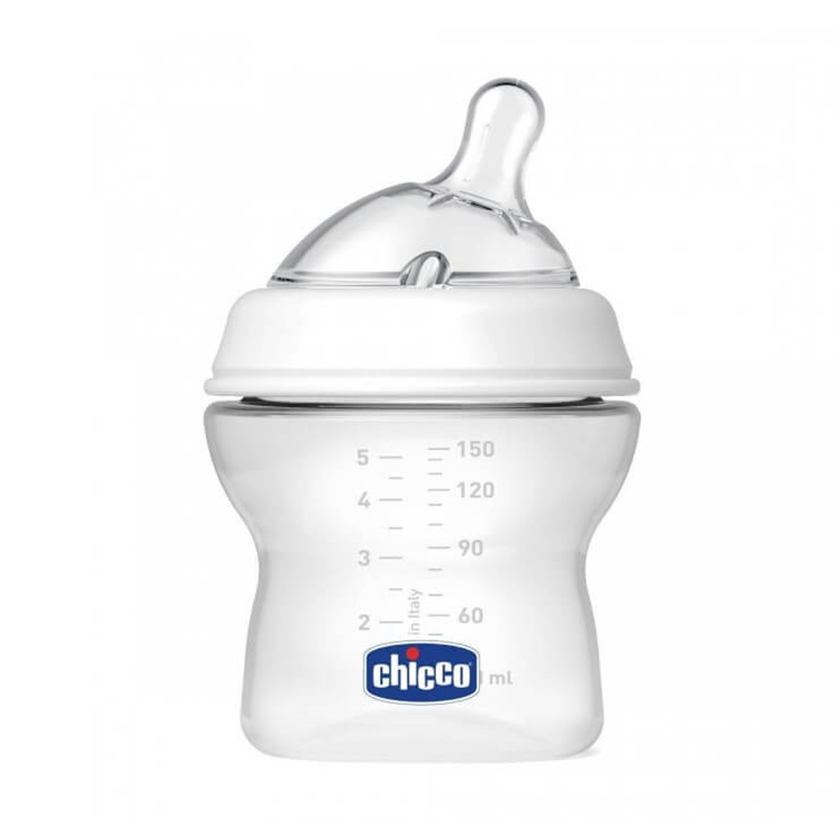 Bình sữa núm nghiêng Pisa Natural Chicco 150ml