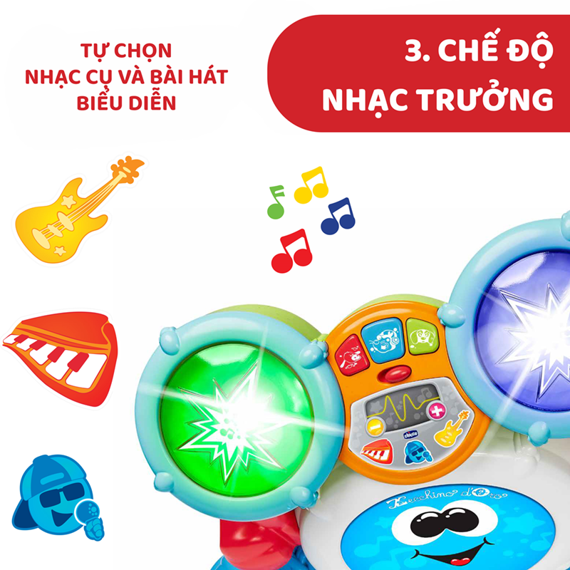 Bộ trống ban nhạc Rock Chicco