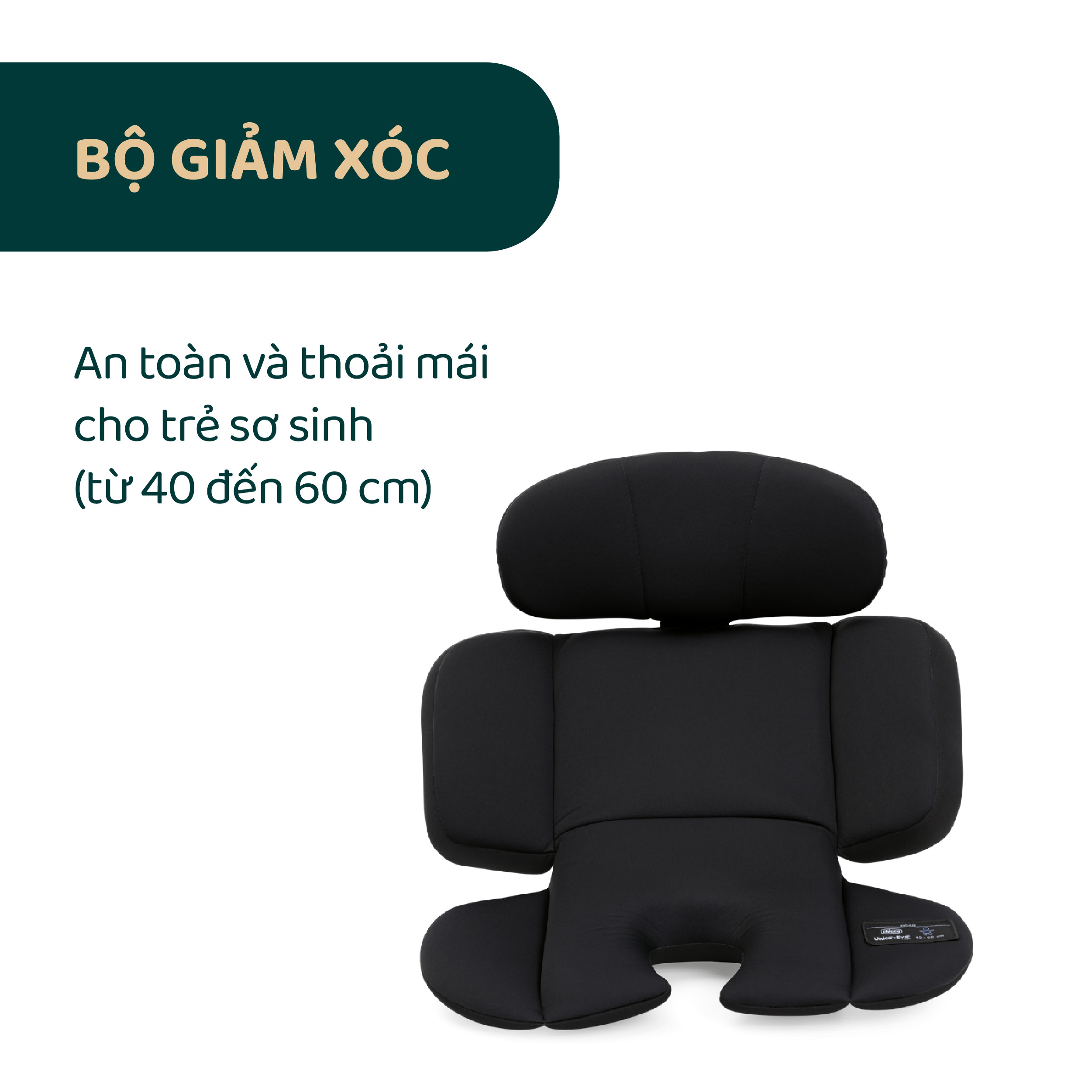 Ghế ô tô Chicco Unico Evo Classic xoay 360˚ ISOFIX - Màu Đen