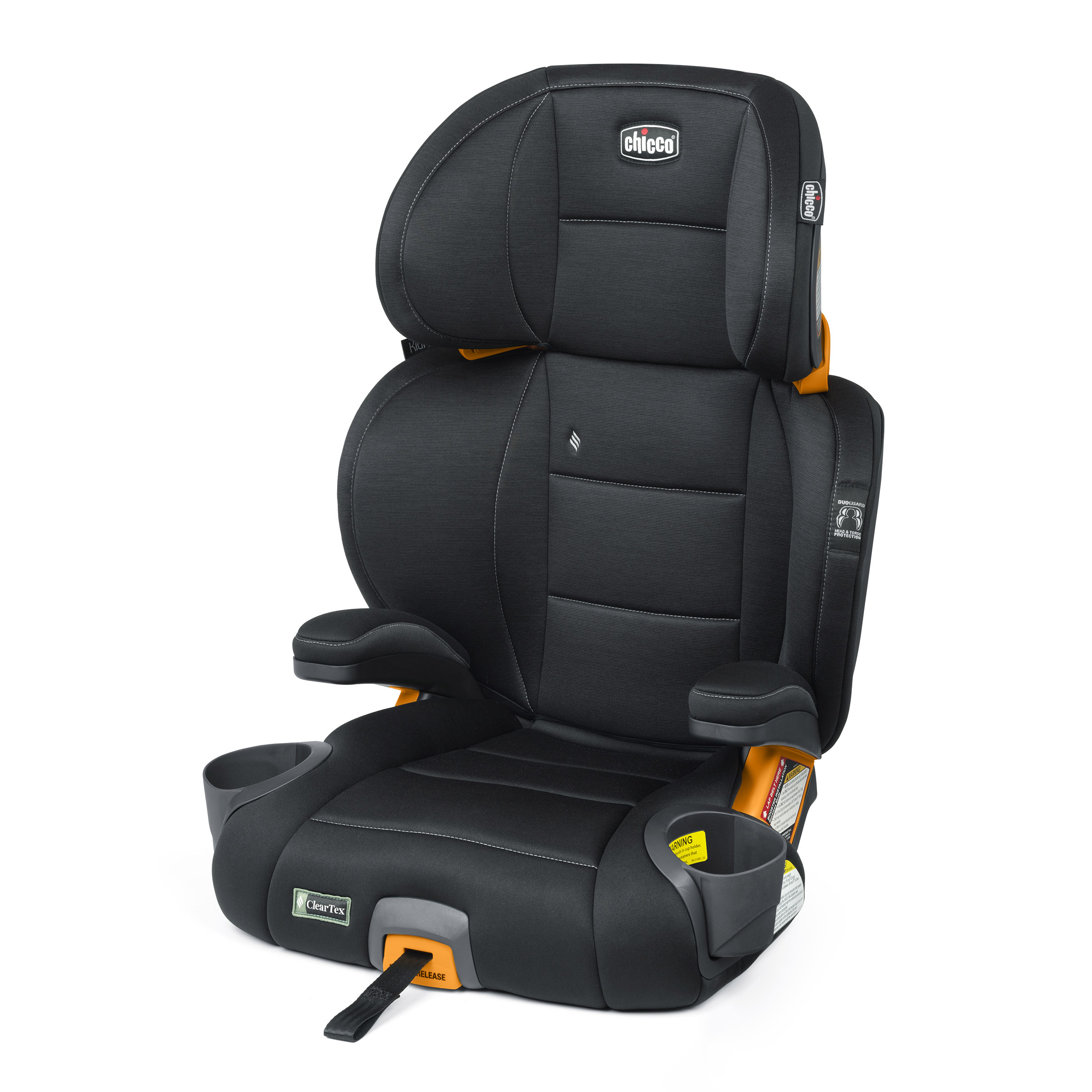 Ghế ô tô Chicco KidFit Plus 2 trong 1 ISOFIX ClearTex - Màu đen satin