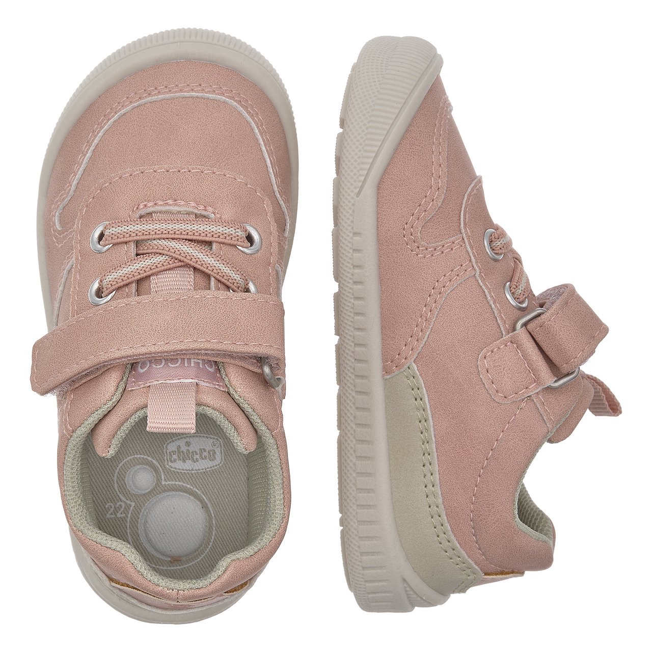 Giày tập đi trẻ em barefoot Chicco Caliban màu hồng