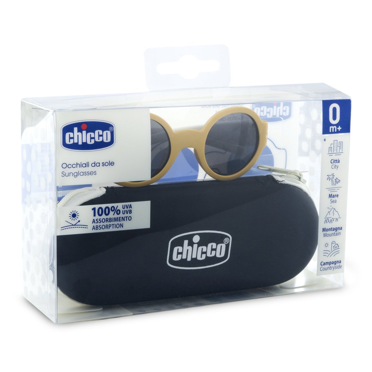 Kính mát chống tia UV Chicco màu be 0M+