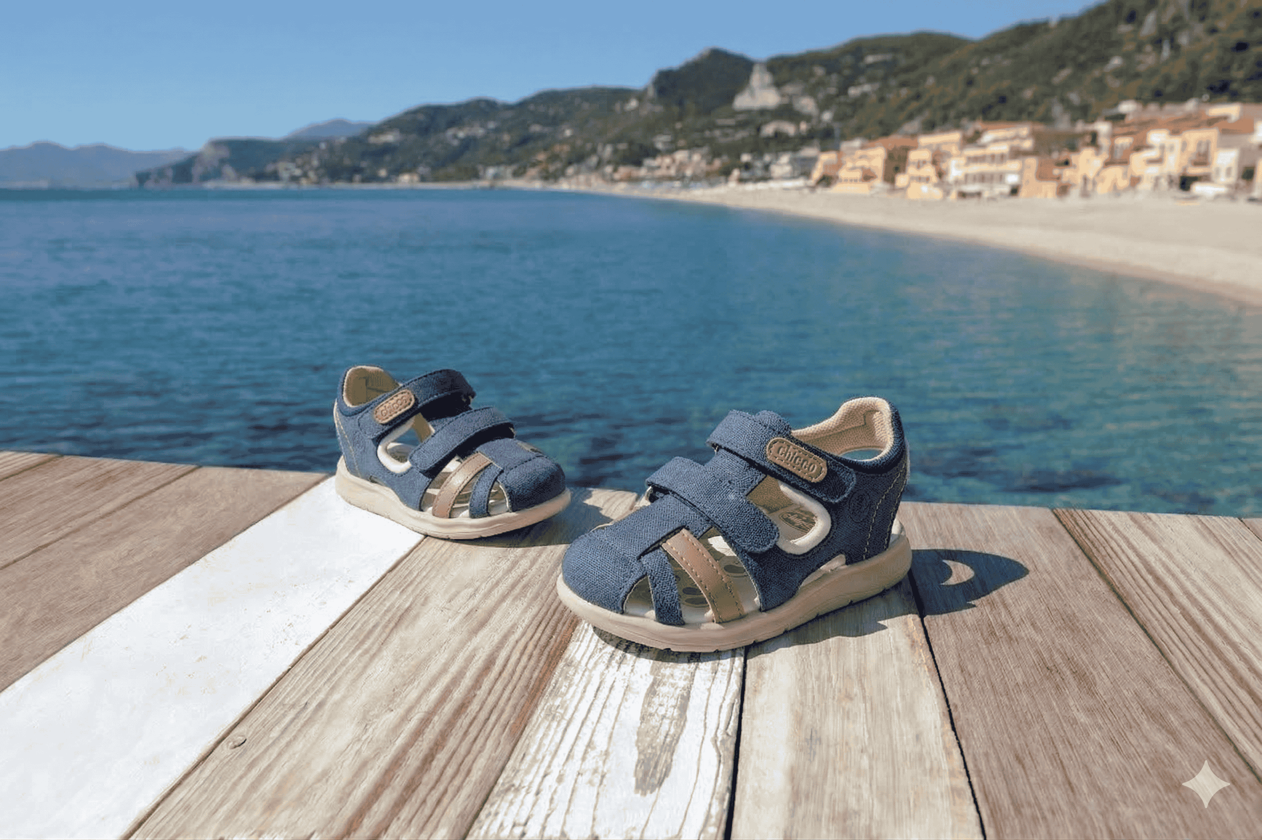 Sandal tập đi trẻ em Chicco Calumet màu xanh navy